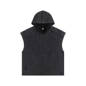 Snow-Wash Boxy Hooded Tank