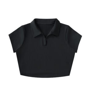 V-Neck Lapel Crop